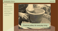 Desktop Screenshot of mudpuppiespottery.com